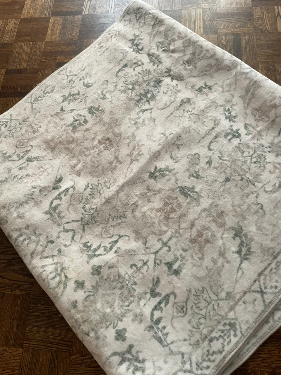 3’ x 10’ Vintage-Style Floral Runner Rug - photo 2