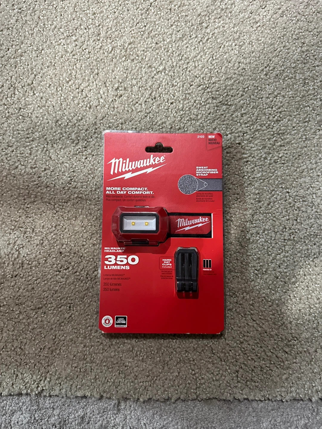 Milwaukee 350 Lumens Headlamp