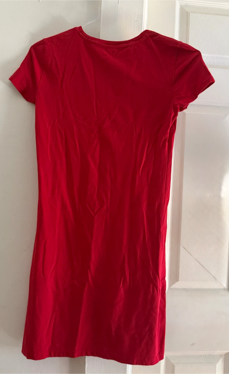 Tommy Hilfiger Red Logo T-Shirt Dress Size XS - photo 2