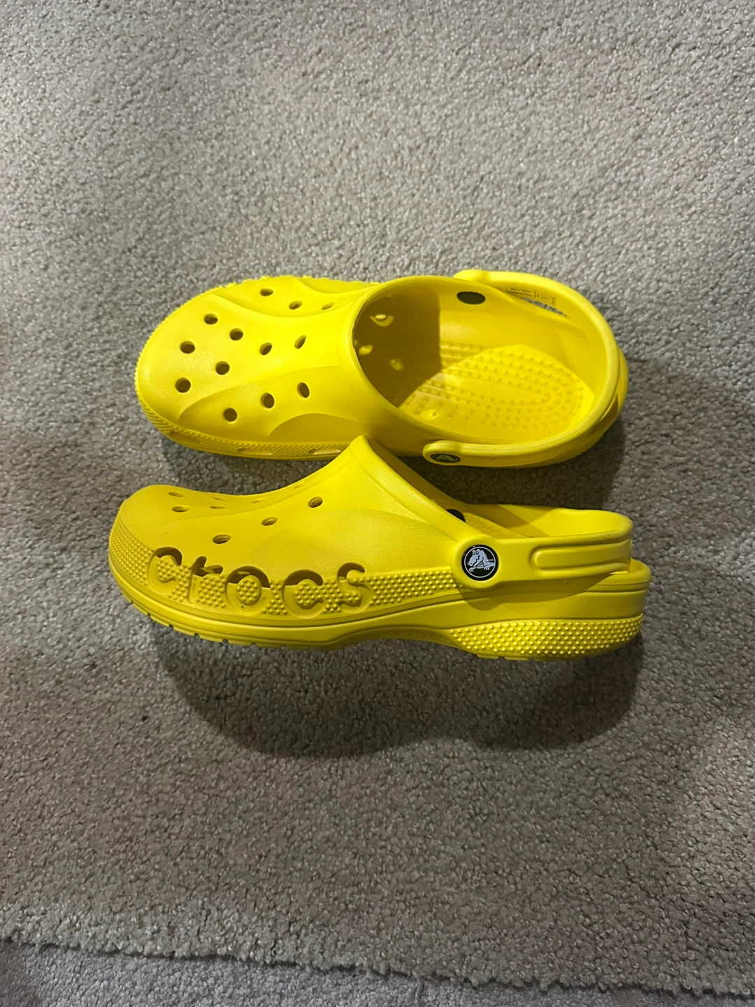 Bright Yellow Crocs Classic Clogs