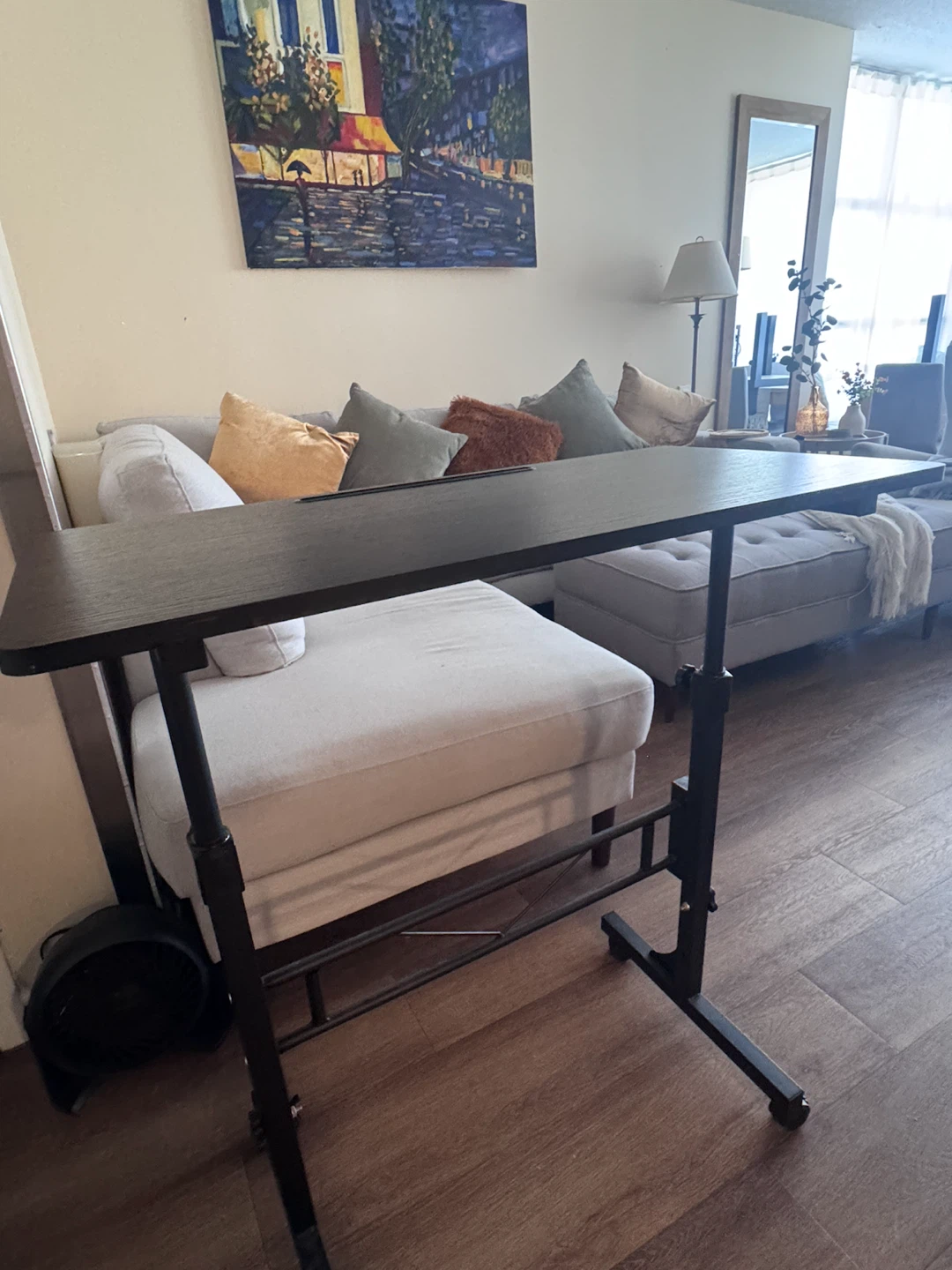 Adjustable Rolling Desk