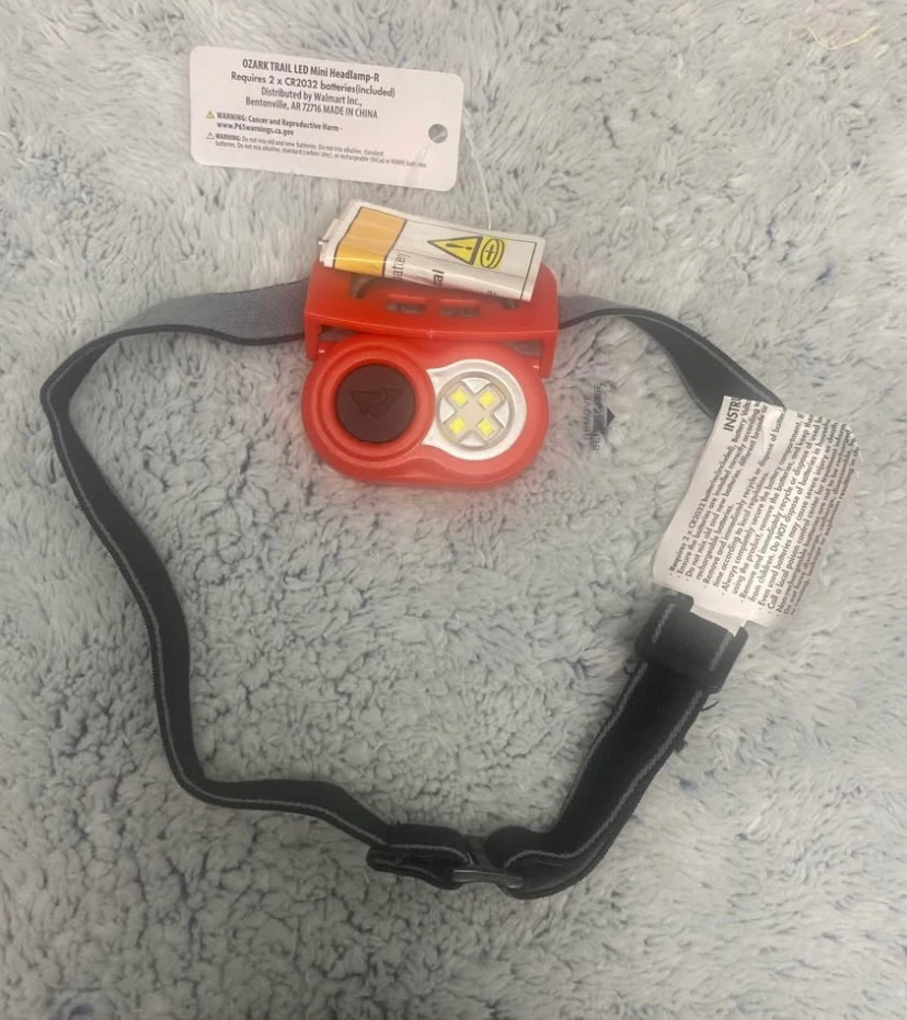 Brand New Ozark Trail Mini LED Headlamp (Never Used)