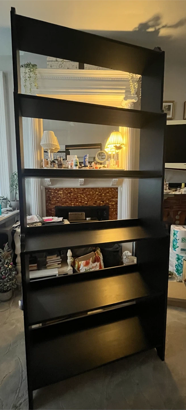 Espresso Wooden Bookshelf - photo 5