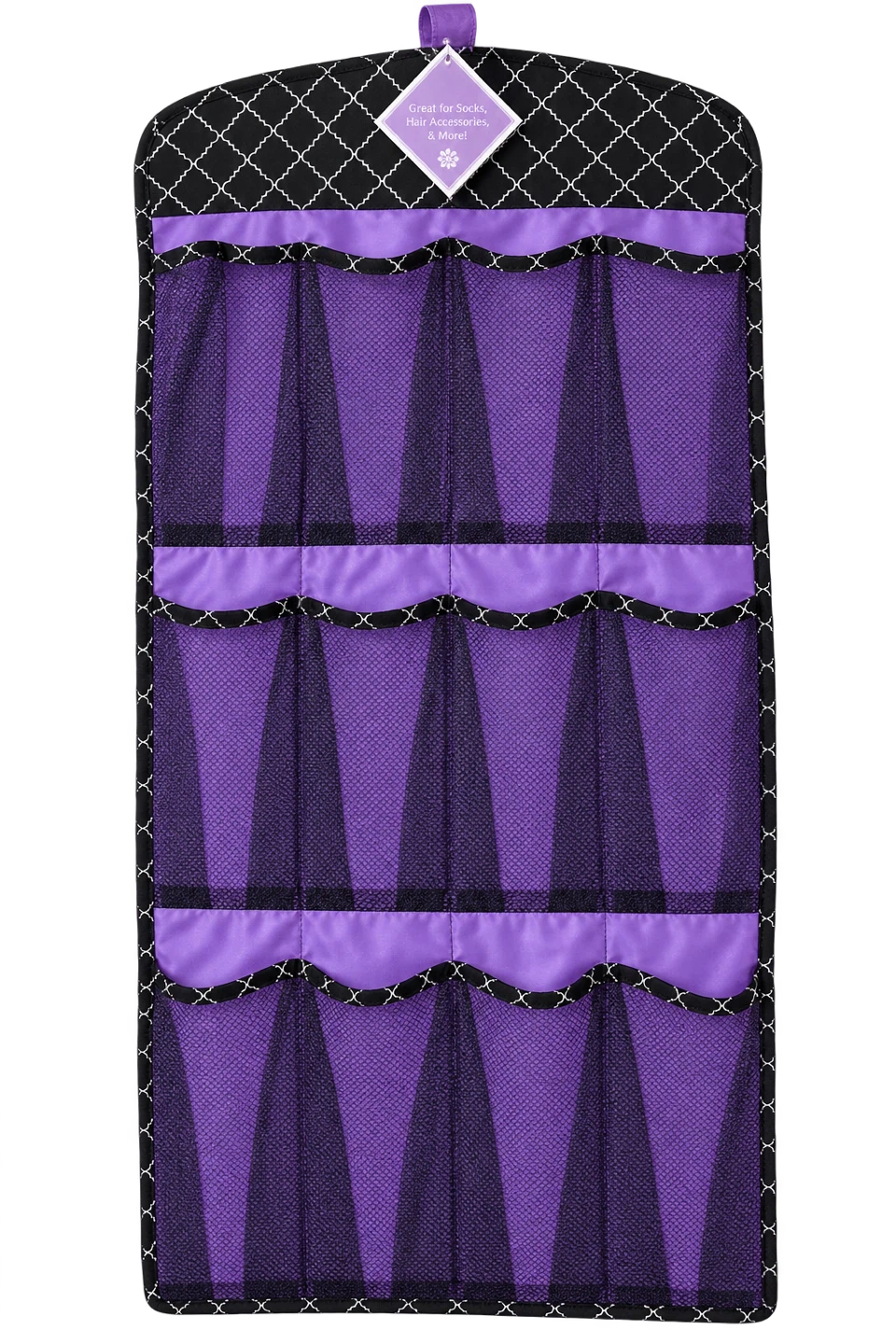 24-Pocket Hanging Shoe Organizer