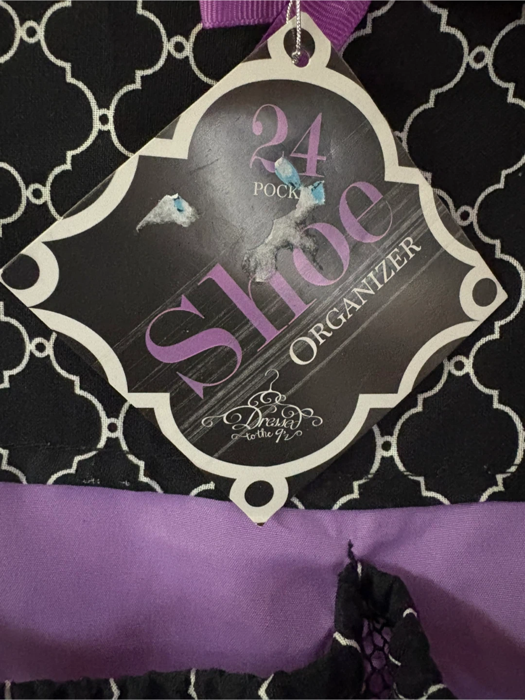 24-Pocket Hanging Shoe Organizer - photo 3