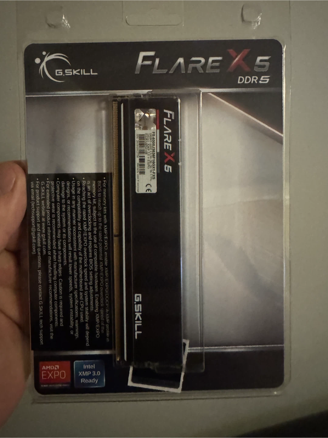 G.SKILL Flare X5 16GB DDR5-6000 Memory