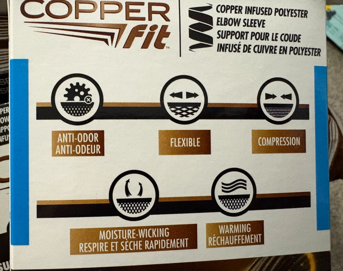 Copper Fit Compression Elbow Sleeve - photo 3