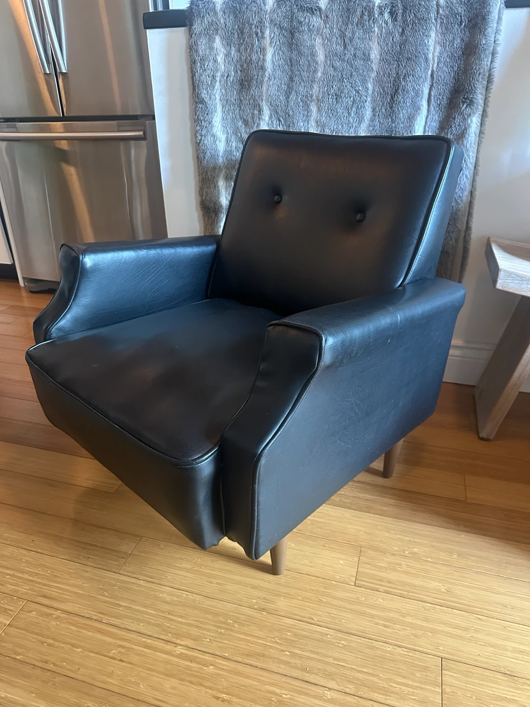 VINTAGE MCM CLUB LOUNGE CHAIR MID CENTURY MODERN - photo 2