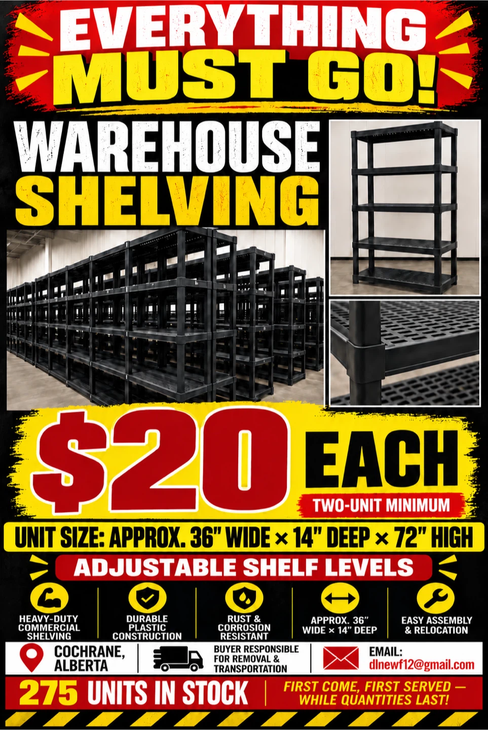 Heavy-Duty Warehouse Shelving Units