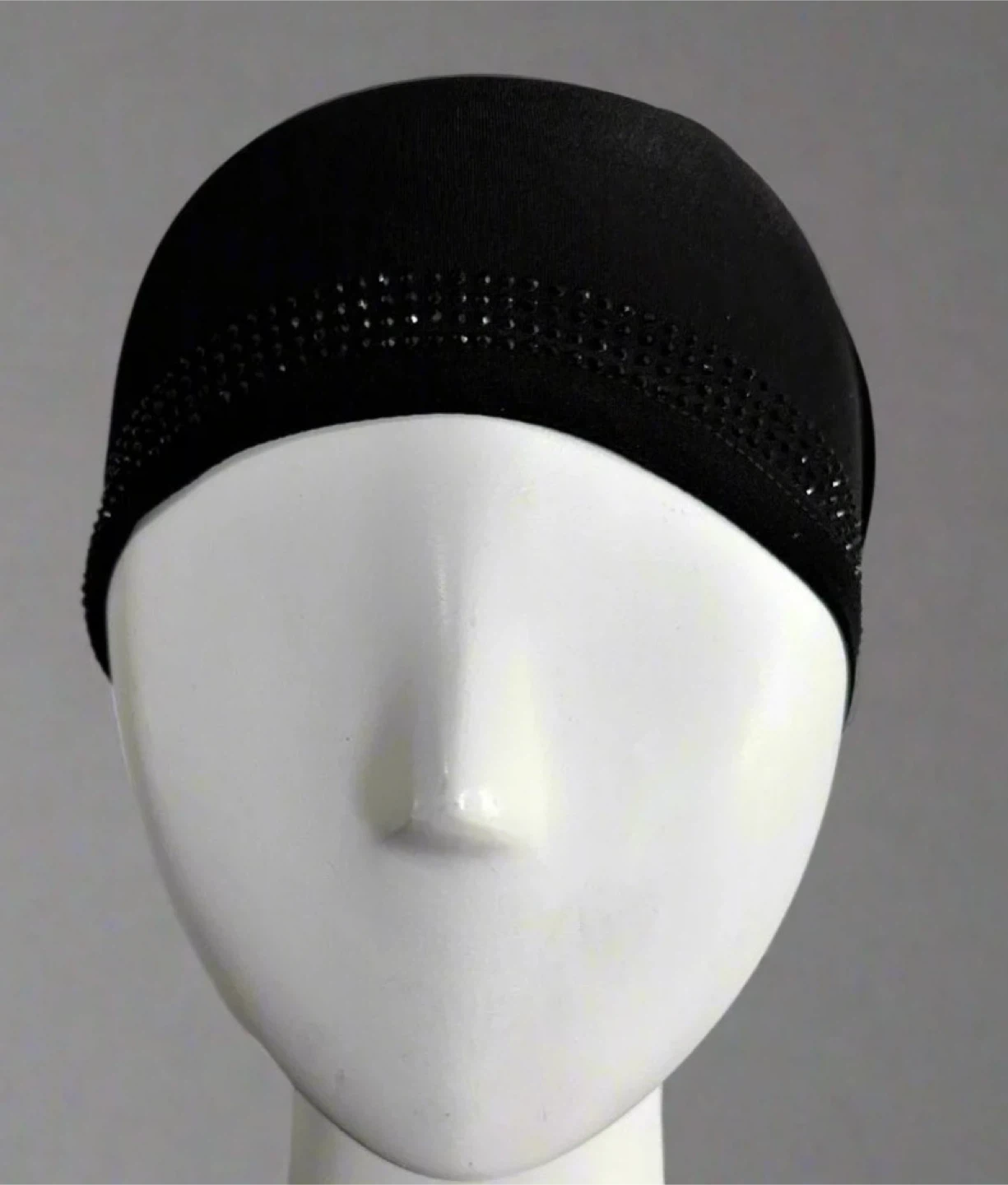 Black Beaded Head Cap - New - Black - photo 2