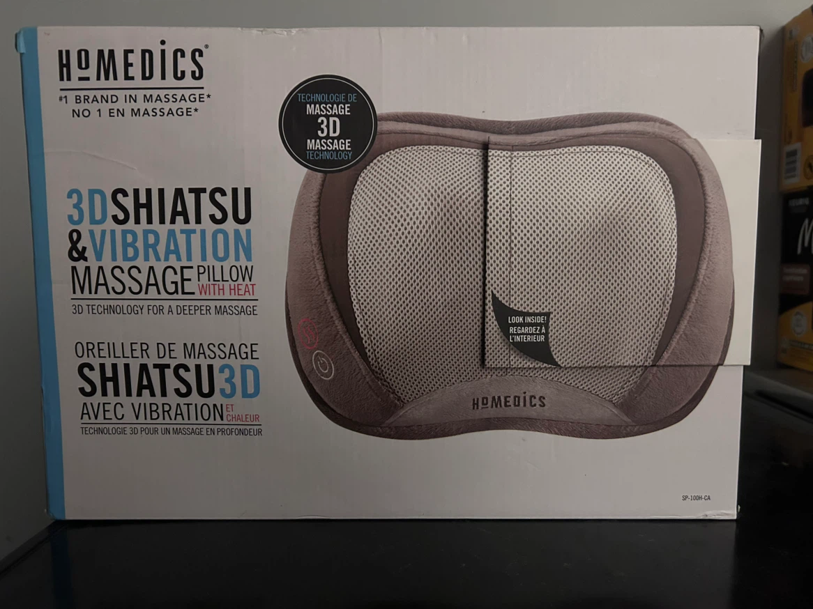 HoMedics 3D Shiatsu & Vibration Massage Pillow - photo 2