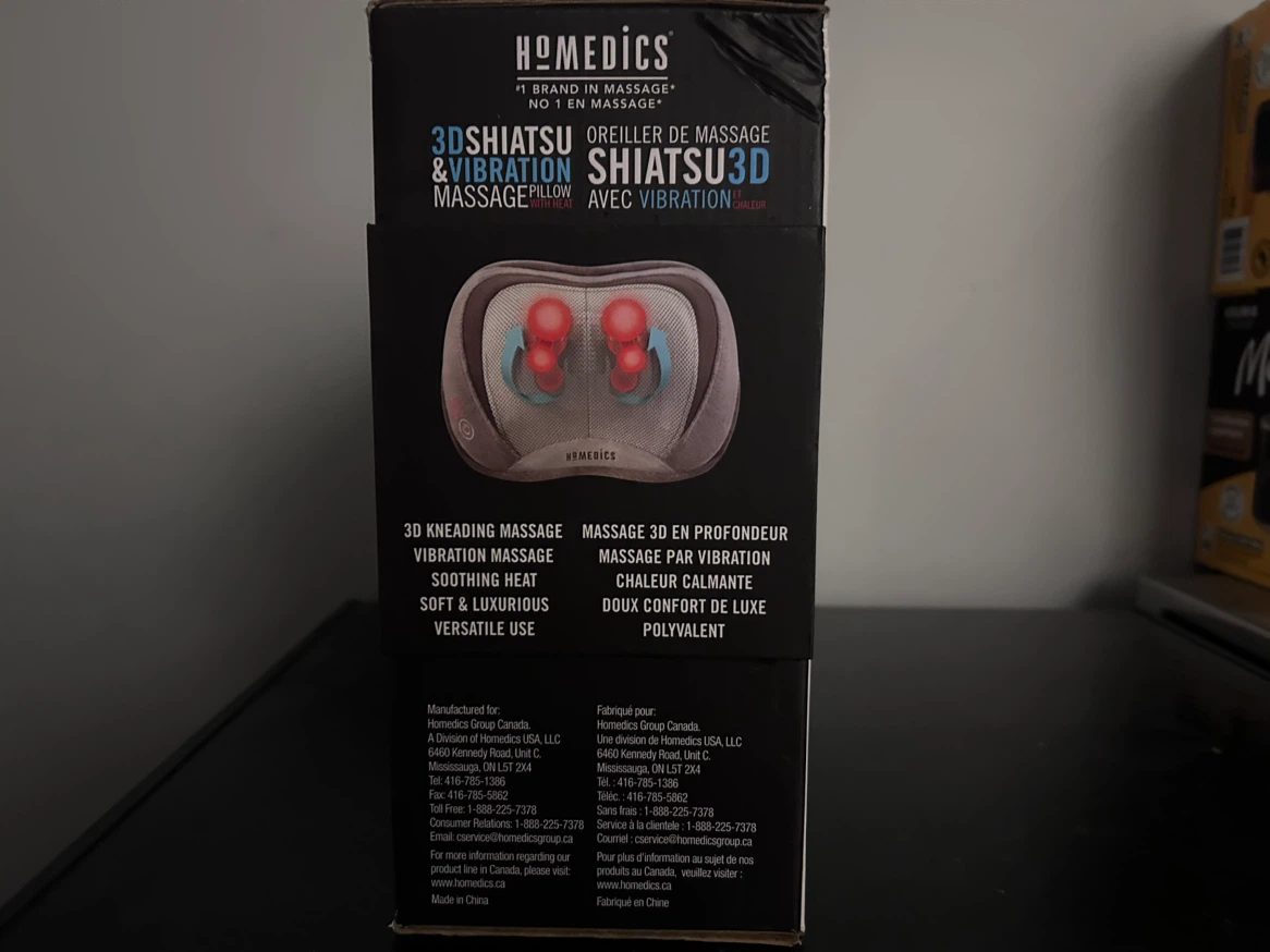 HoMedics 3D Shiatsu & Vibration Massage Pillow - photo 3