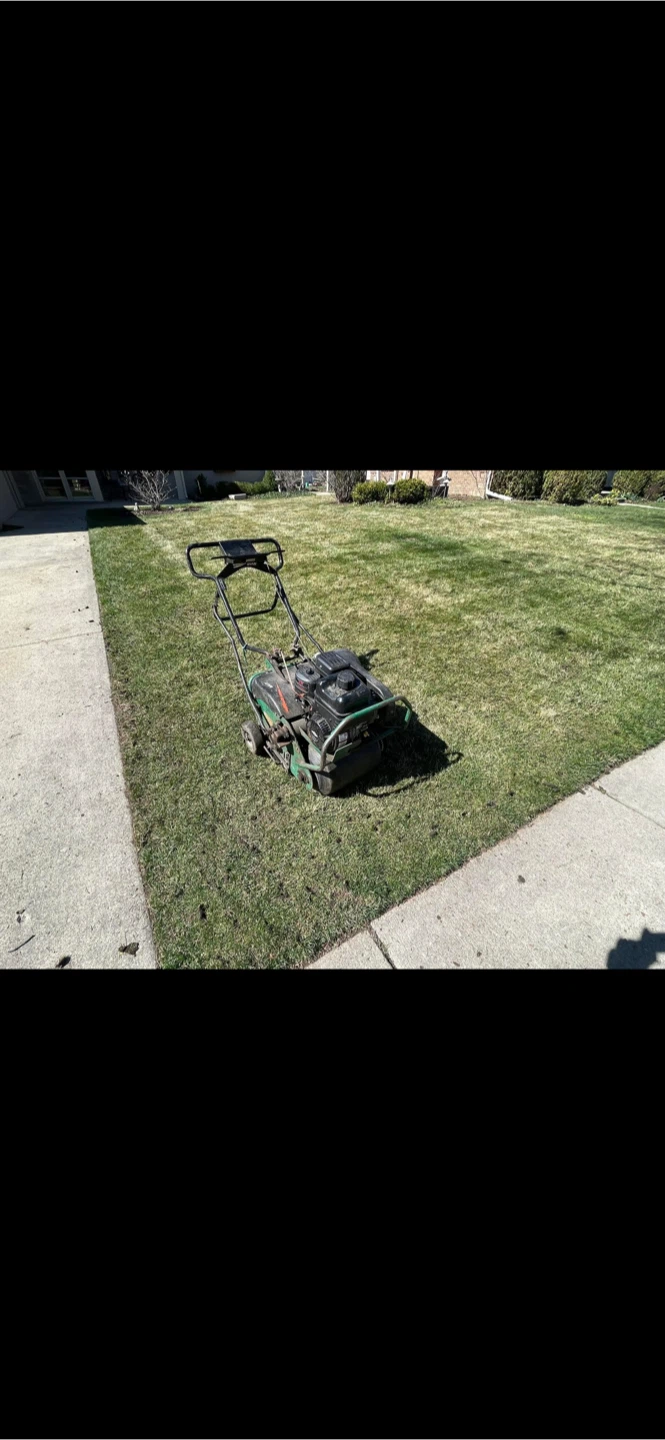 Ryan Lawn Aerator and seeds service