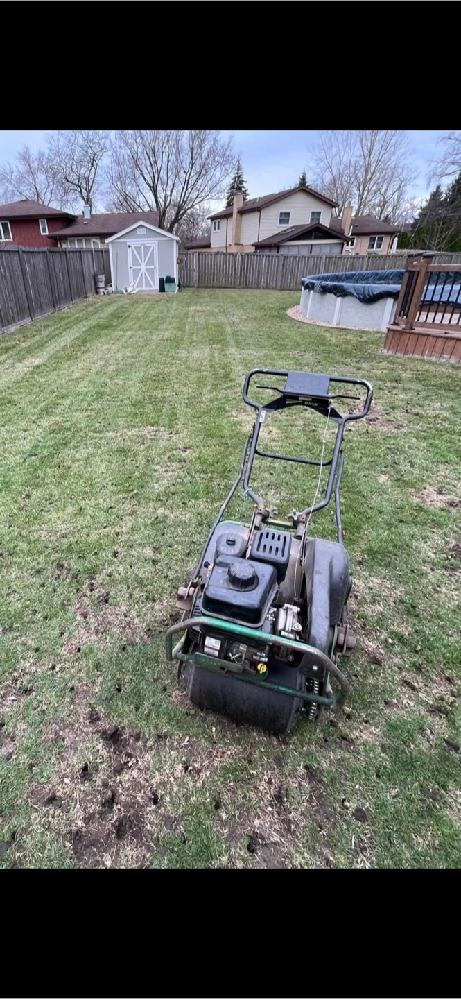 Ryan Lawn Aerator and seeds service - photo 2