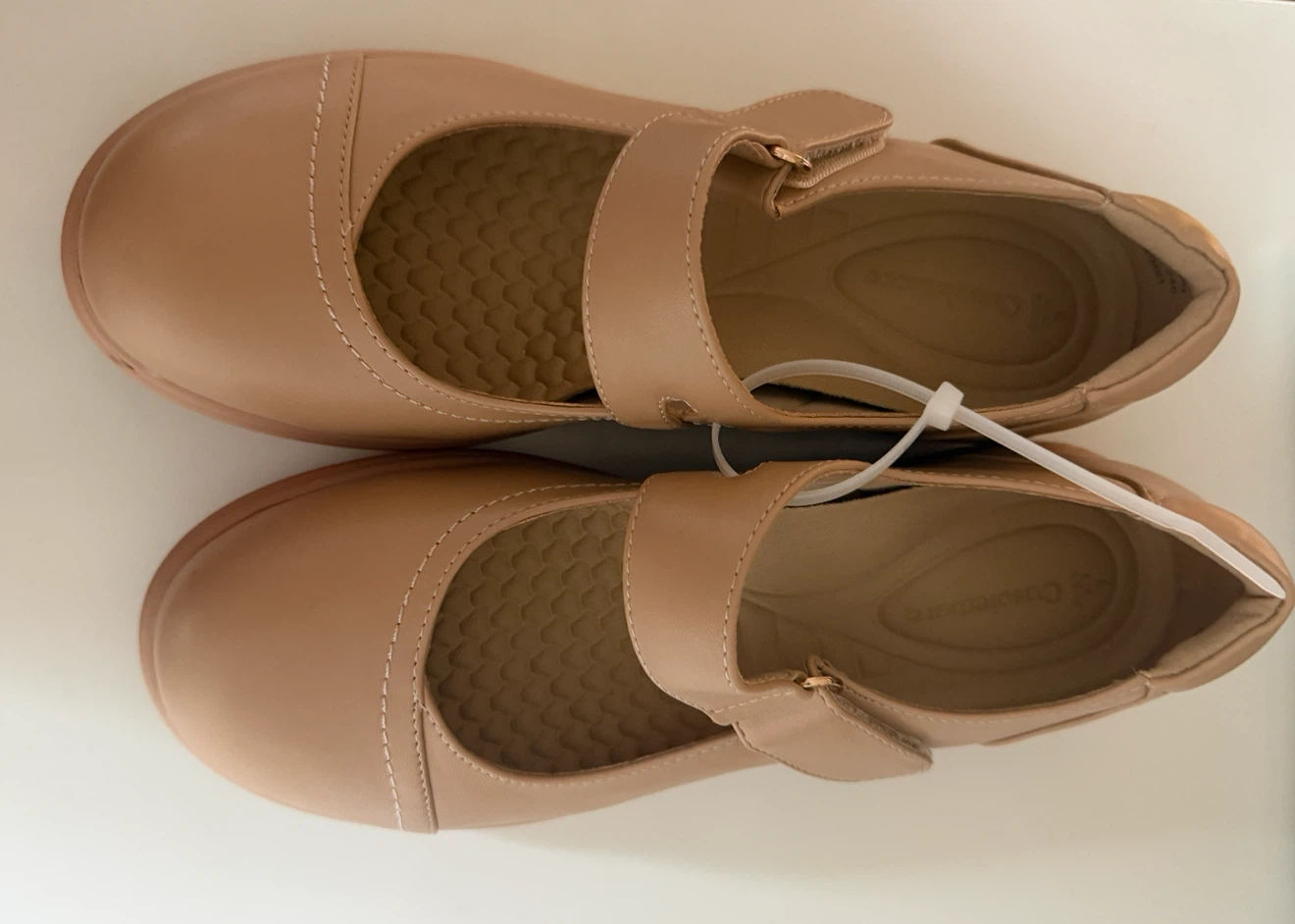 Cusolemore Beige Mary Jane Shoes