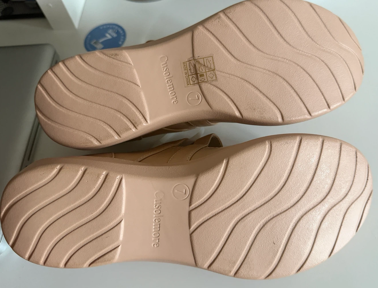 Cusolemore Beige Mary Jane Shoes - photo 3