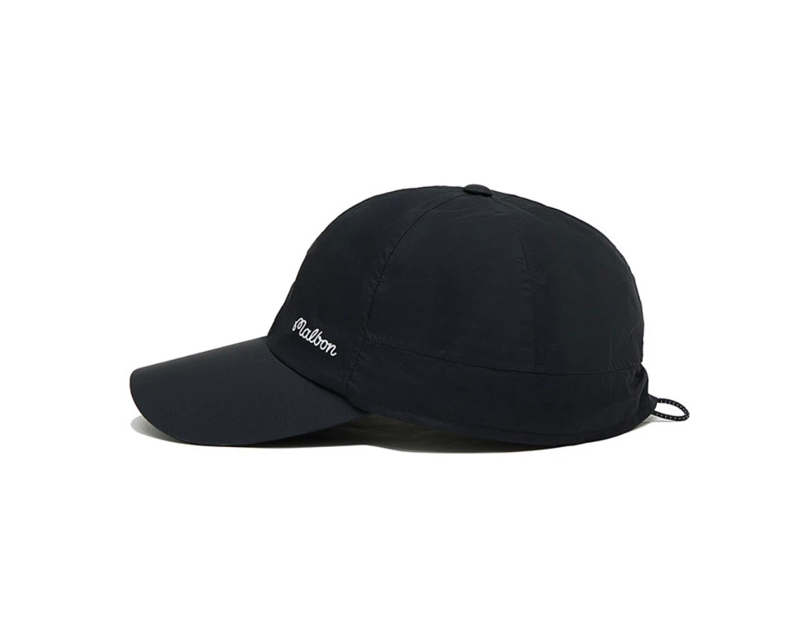 Malbon Golf Korea Black Cap with Sun Shield - photo 2