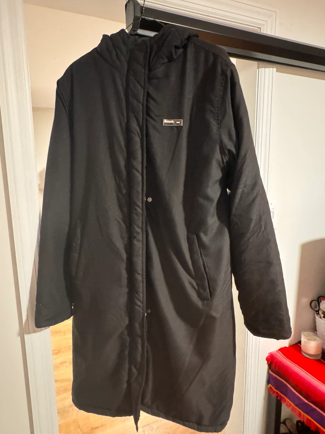 Bench Black Puffer Coat