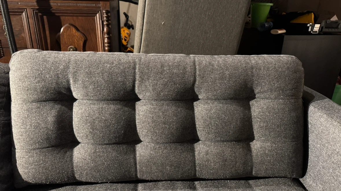 Grey tuffed IKEA Marabo (Good as new) - photo 4