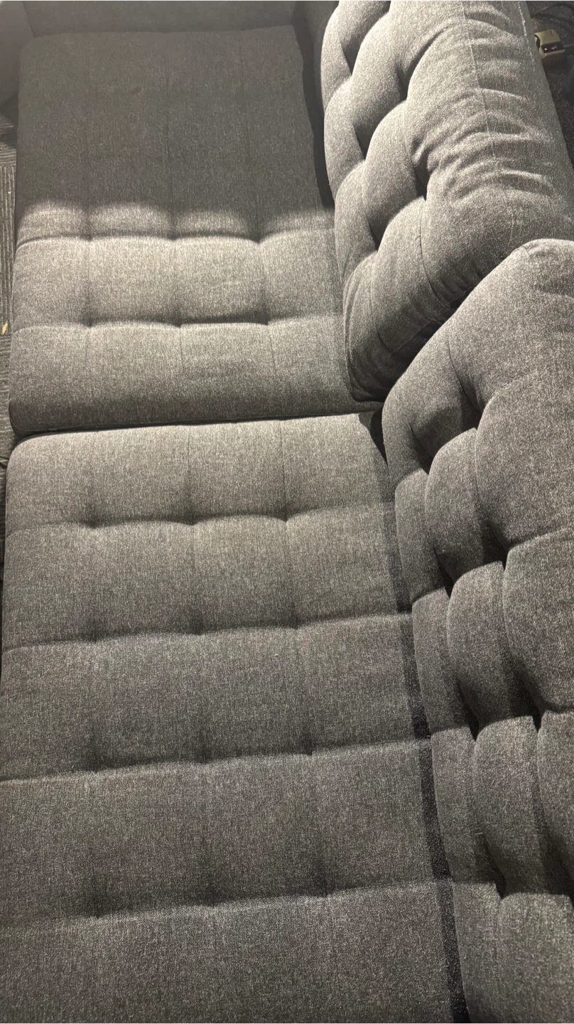 Grey tuffed IKEA Marabo (Good as new) - photo 5