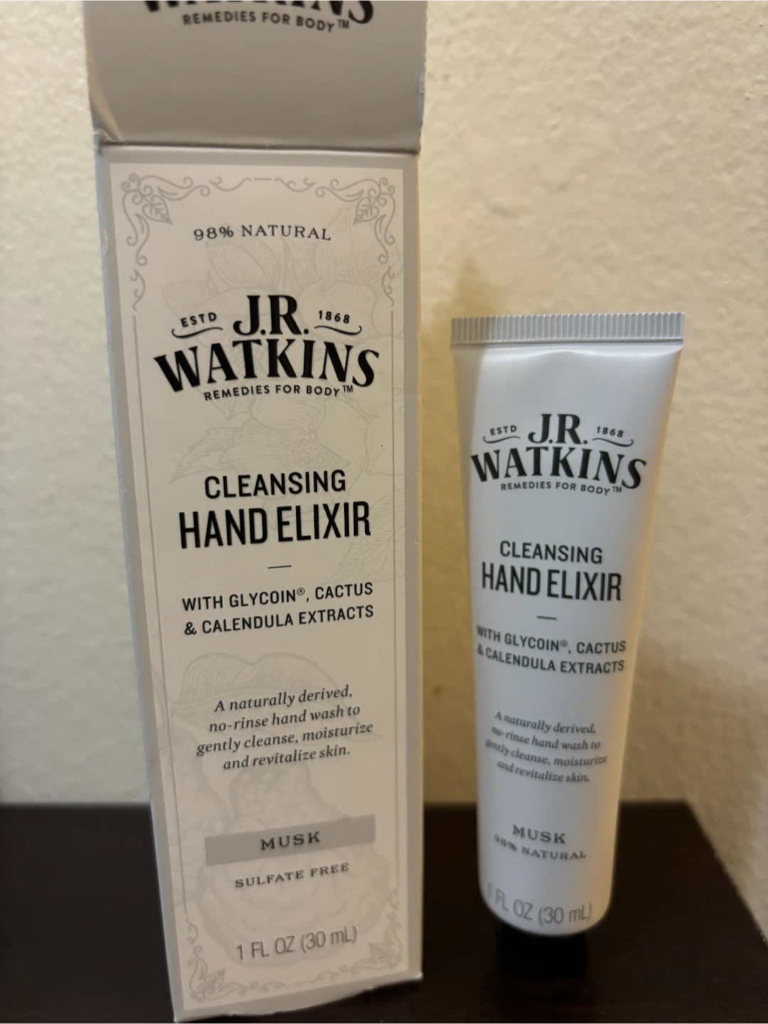 CLEARANCE-J.R. Watkins Musk Cleansing Hand Elixir