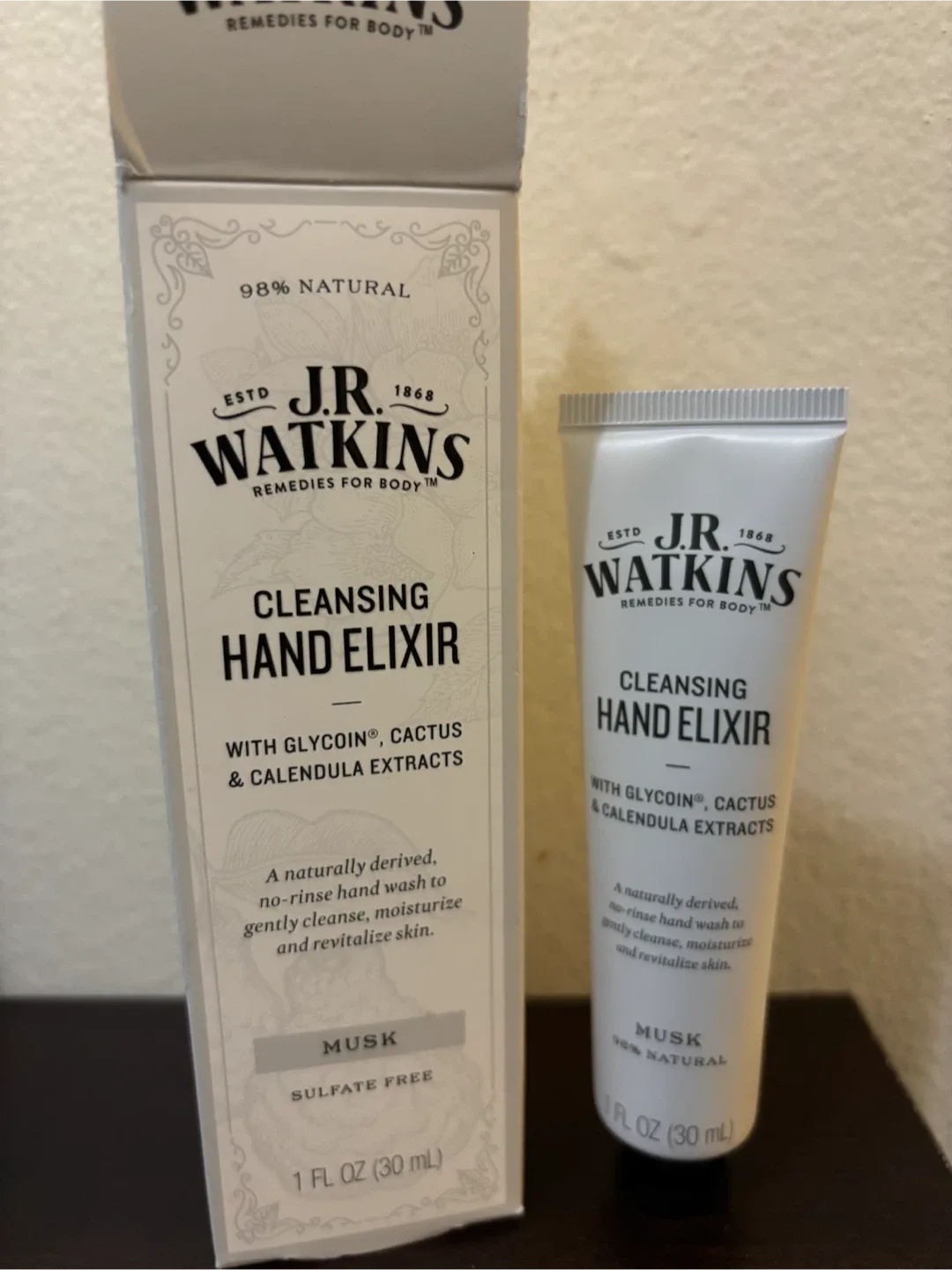 CLEARANCE-J.R. Watkins Musk Cleansing Hand Elixir