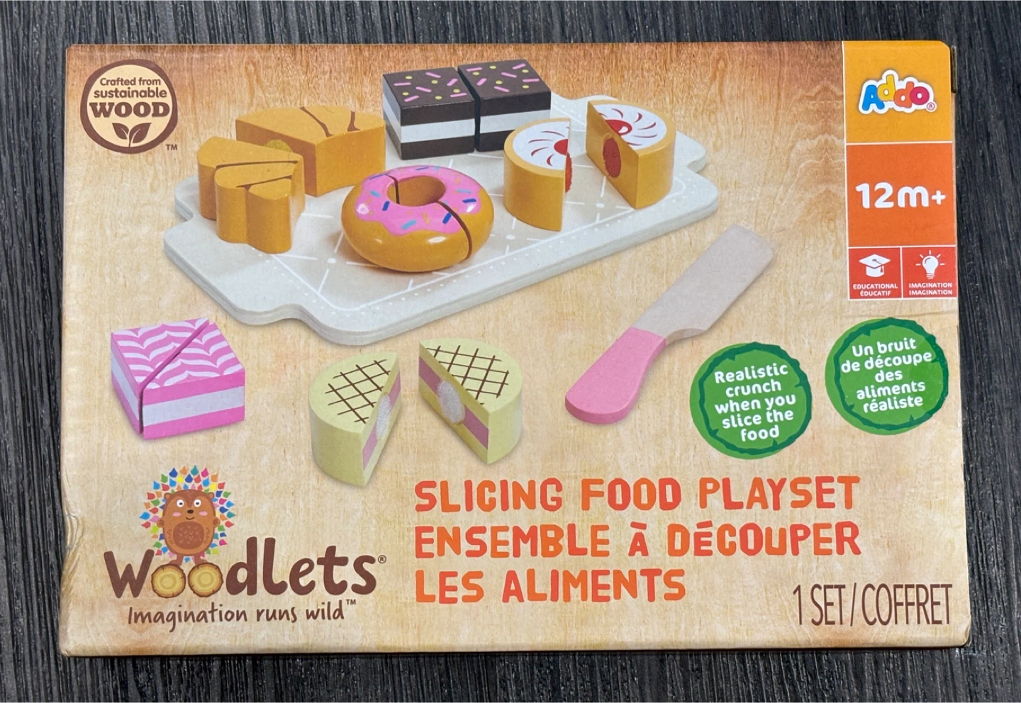 Woodlets Slicing Food Playset (Giftable)