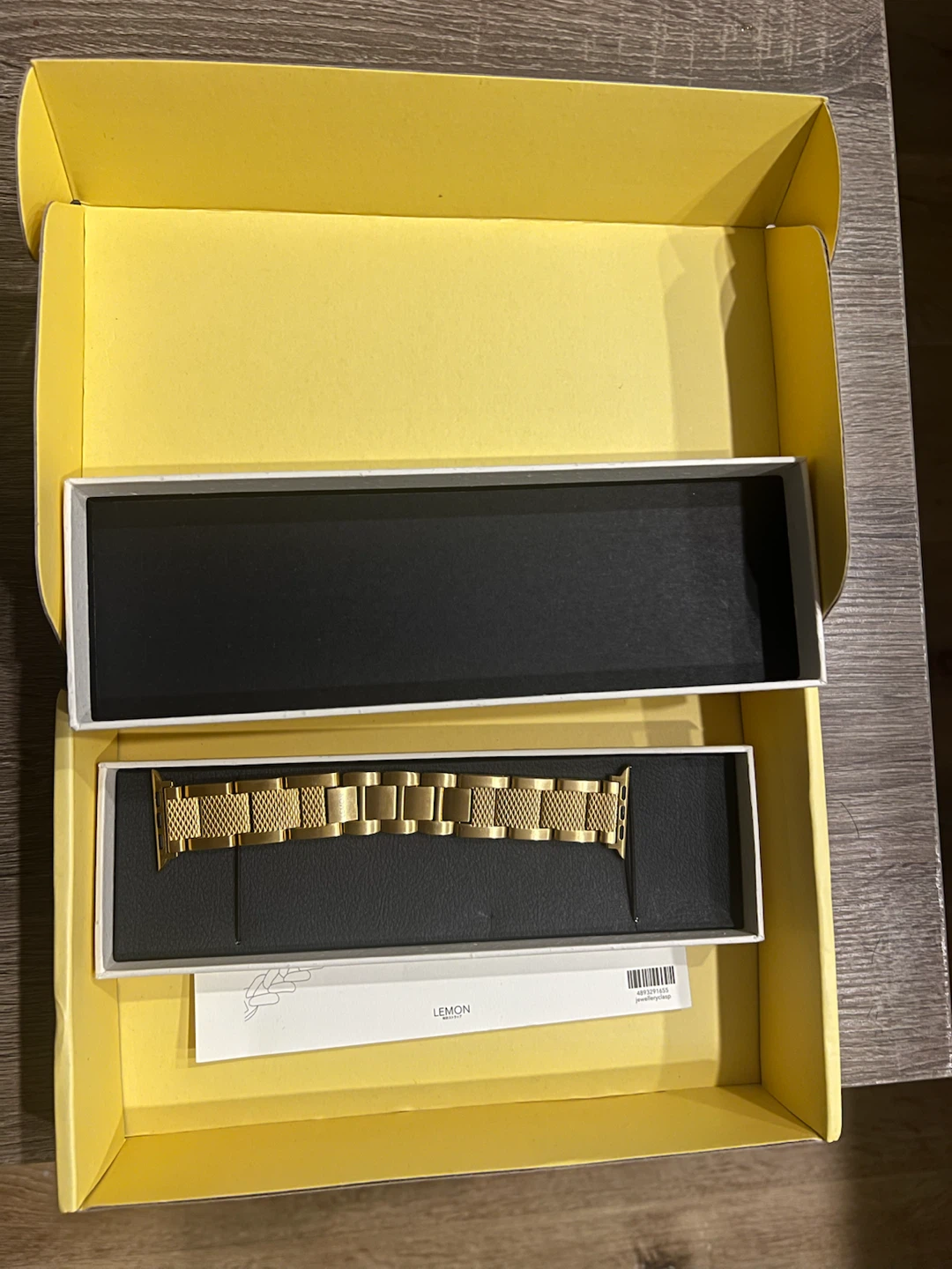 Gold Apple Series 10 Watch Strap