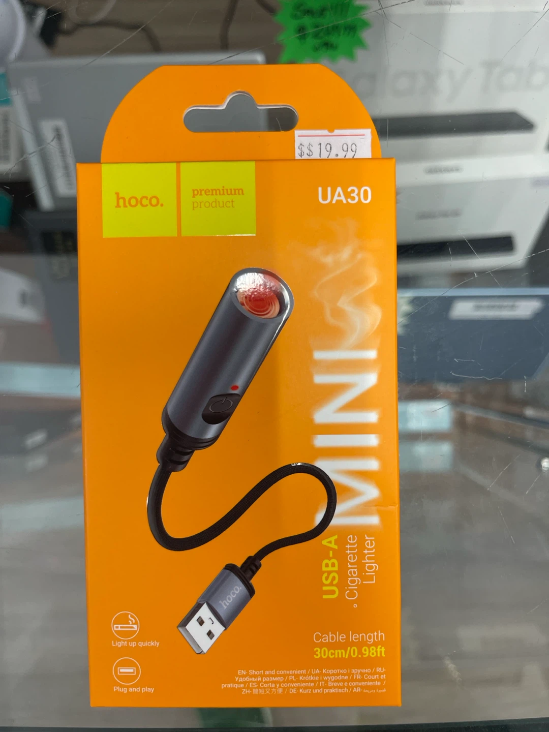 Hoco UA30 USB Mini Cigarette Lighter