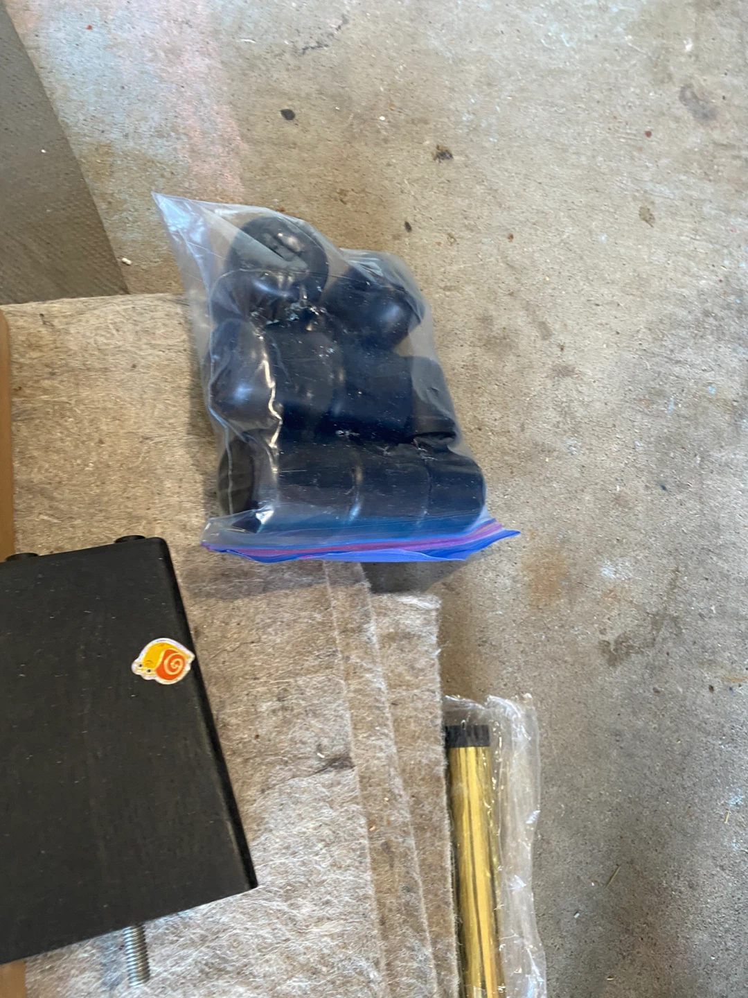 Set of Black Furniture Legs