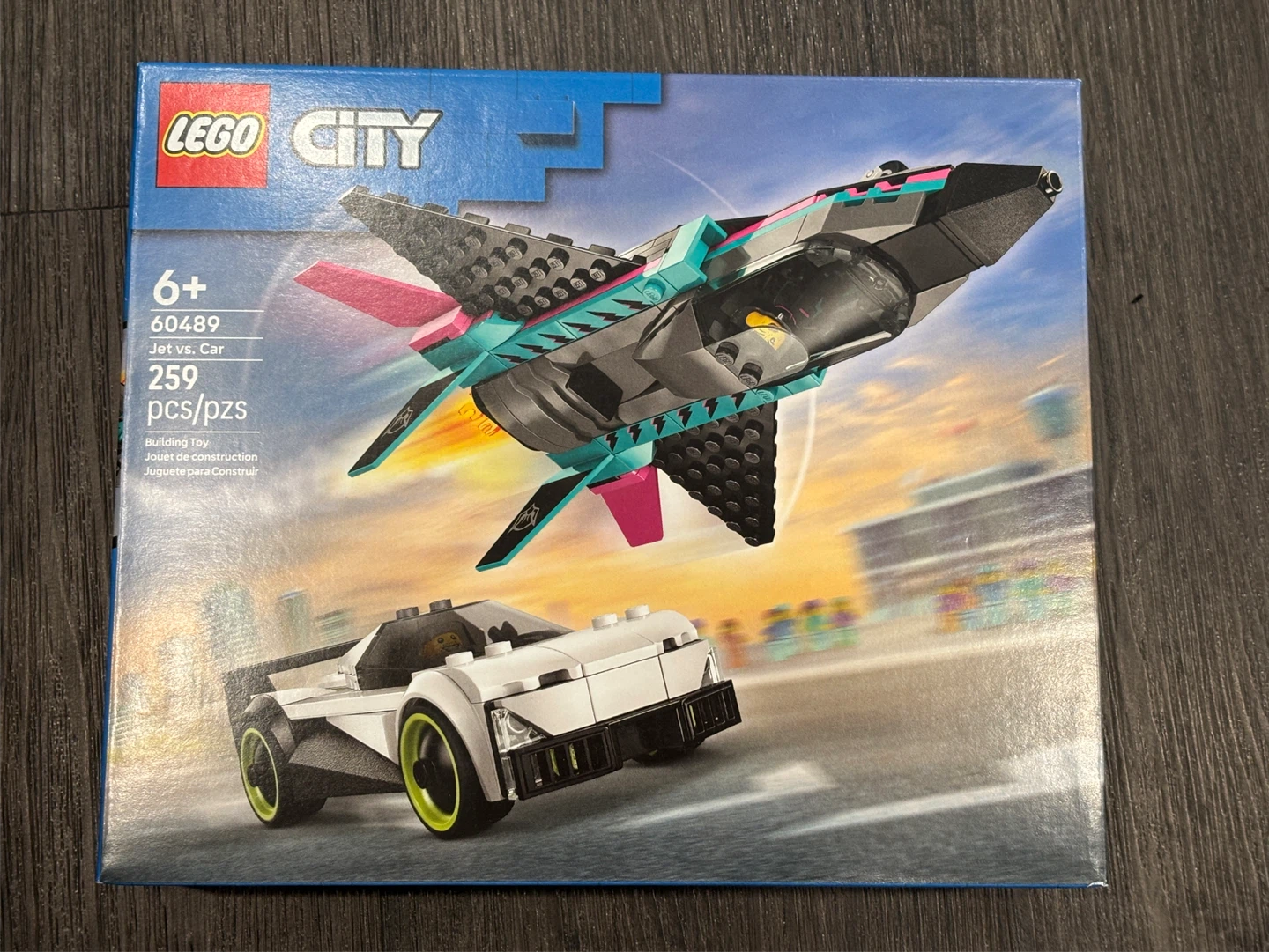 LEGO City Jet vs. Car 60489