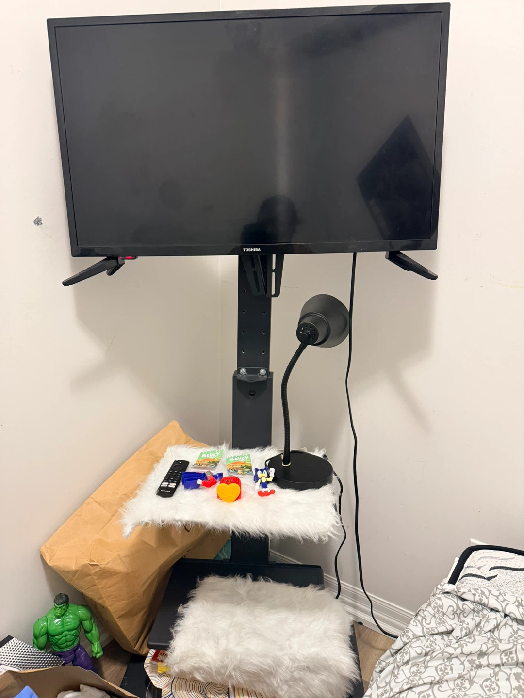 Toshiba Flat Screen Television and Stand included