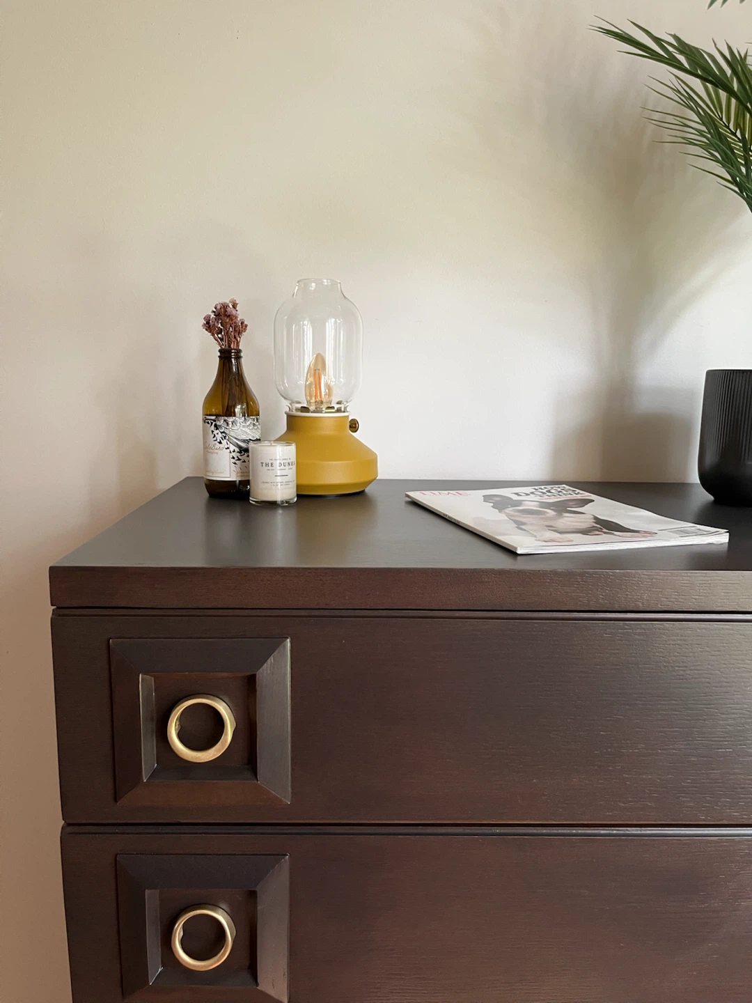 Gibbard Dark Wood 5-Drawer Dresser - photo 4