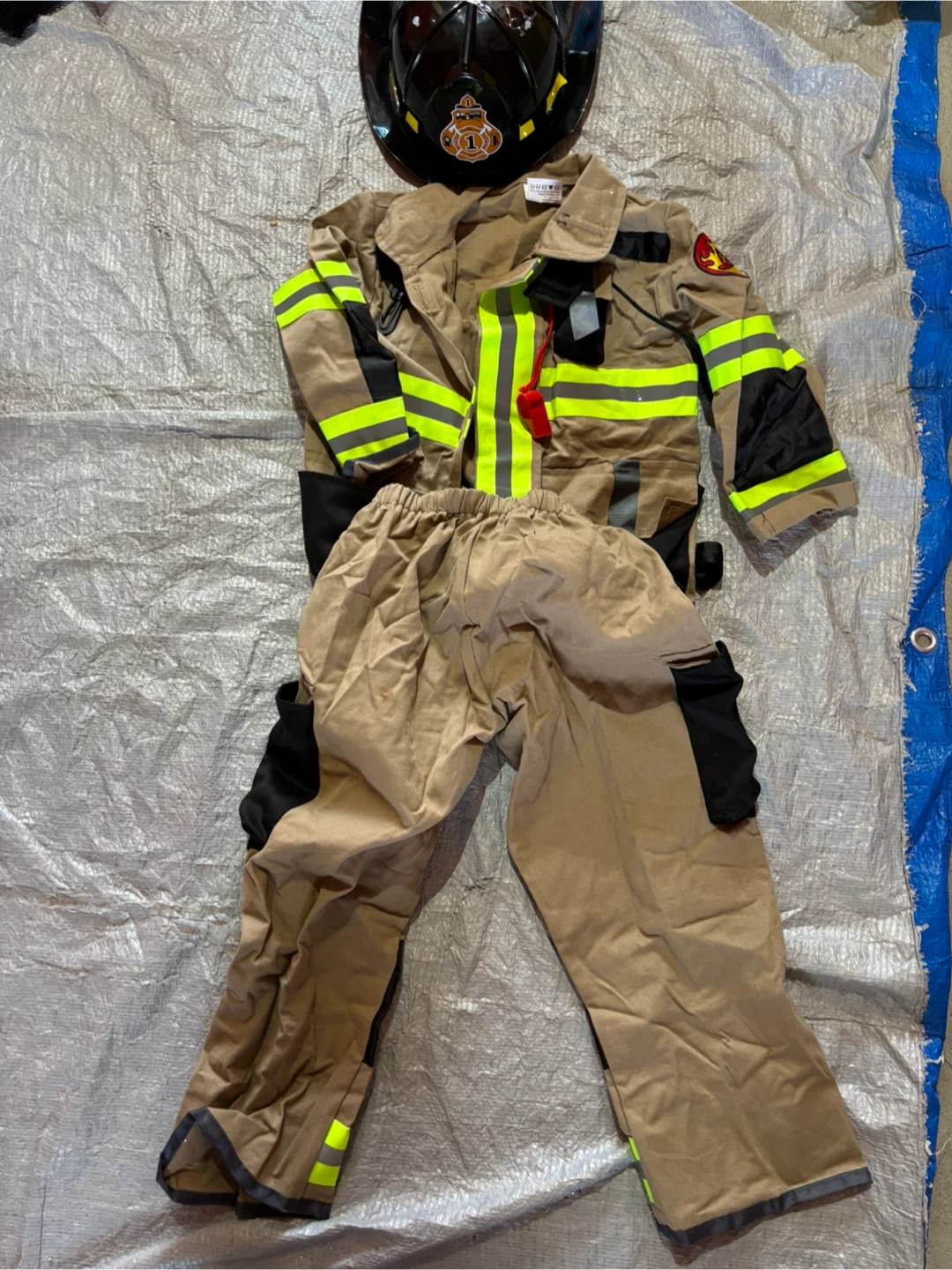 Child's Firefighter Costume Size 3-4