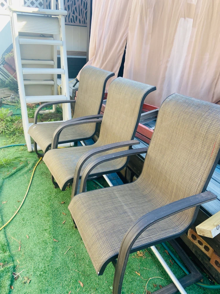 Set of 6 outdoor Patio Chairs