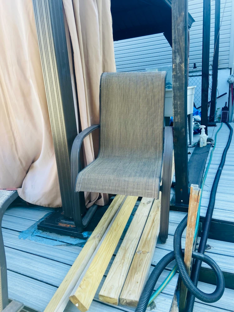 Set of 6 outdoor Patio Chairs - photo 2