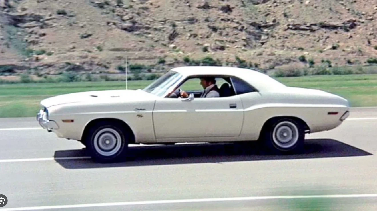 1970 challenger car white