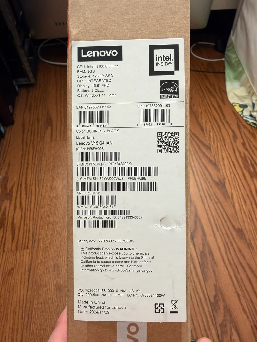 Lenovo Laptop 15 inch New In Box Windows 11 with charger - photo 3