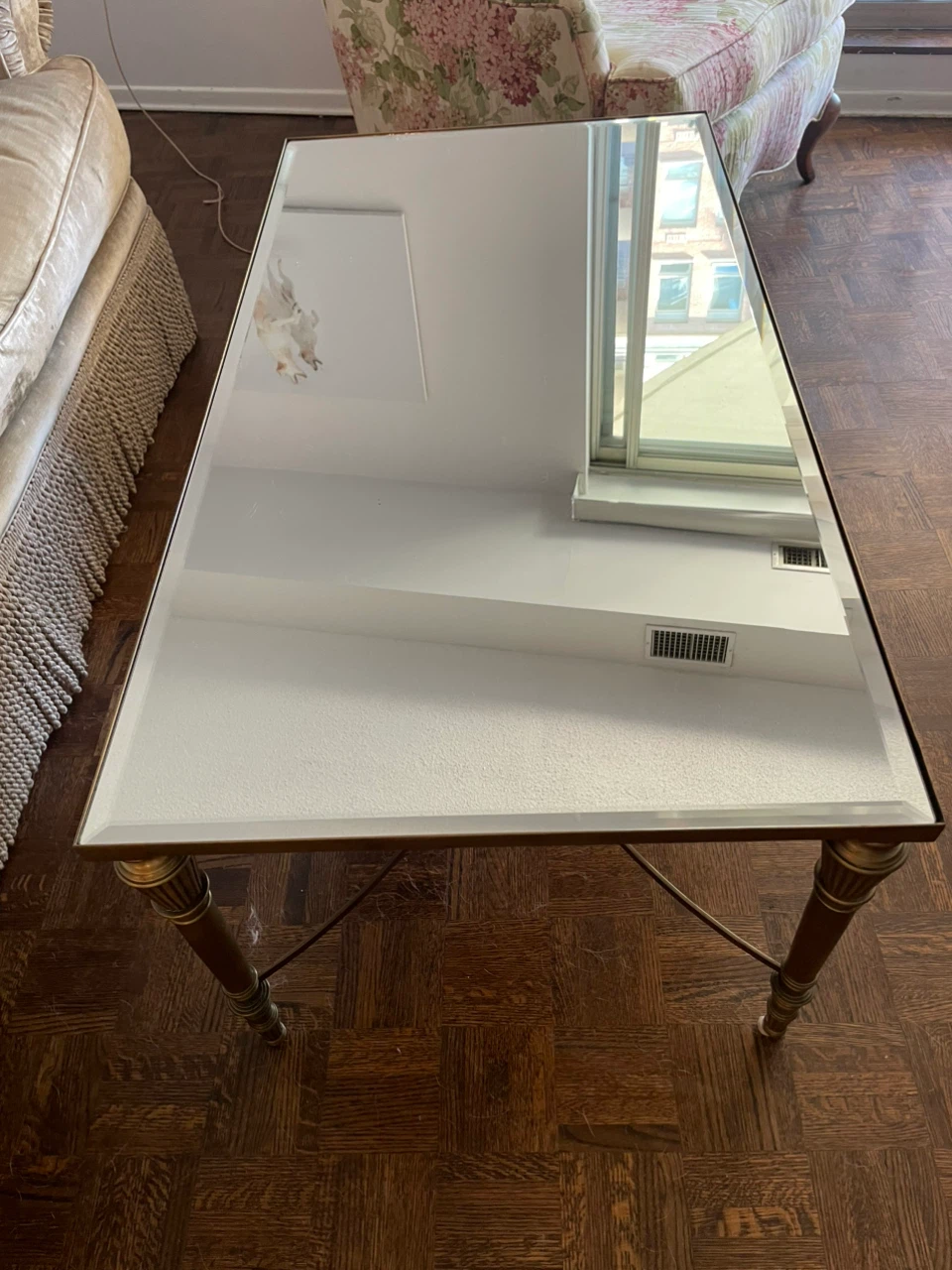 Mirrored Coffee Table and End Table Set