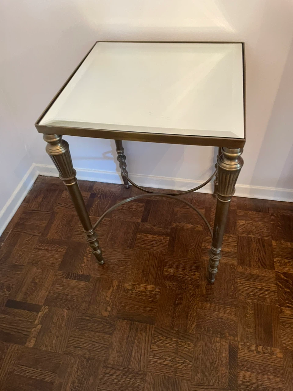 Mirrored Coffee Table and End Table Set - photo 5