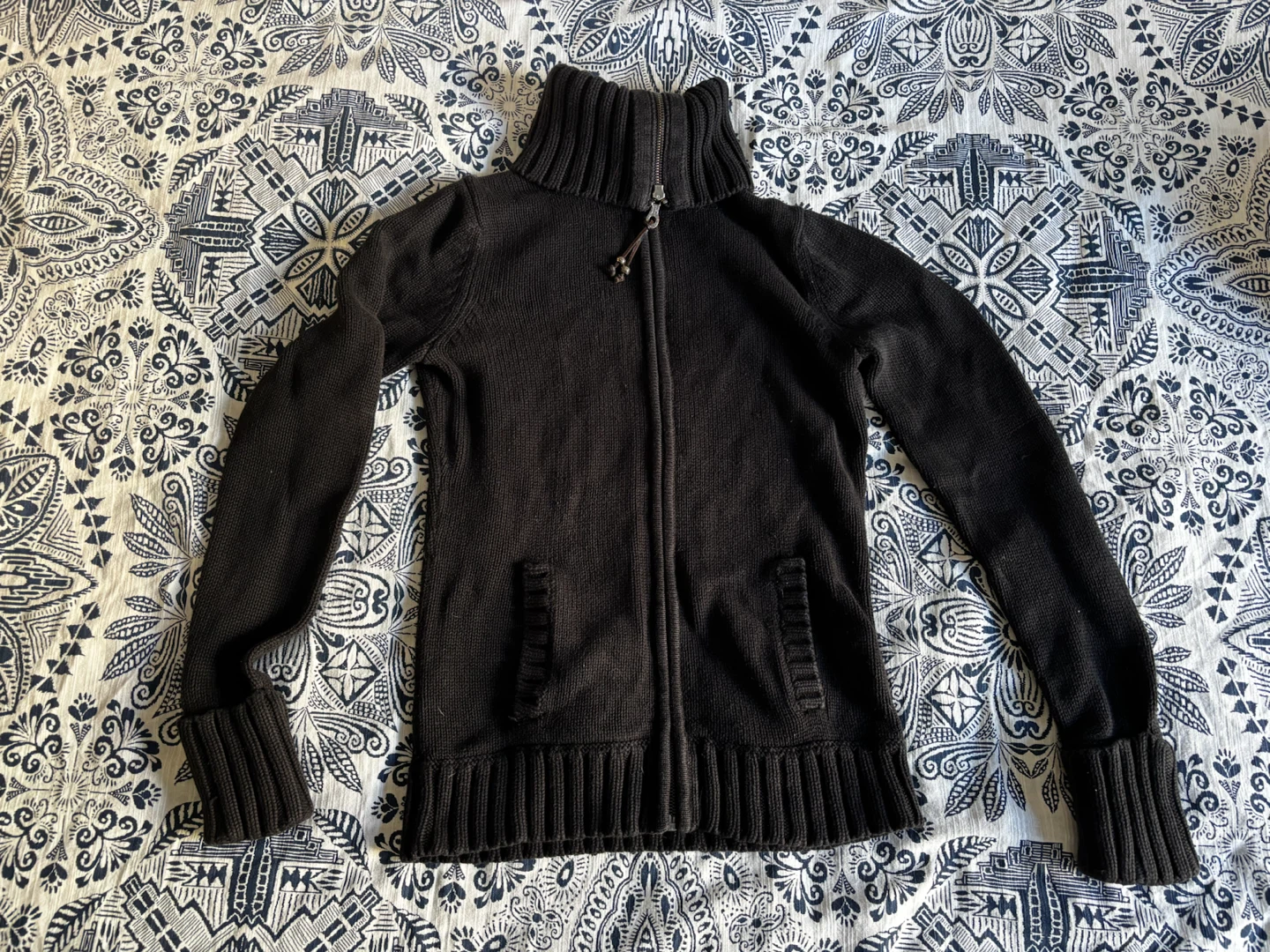 Unisex knitted Full Zip Sweater