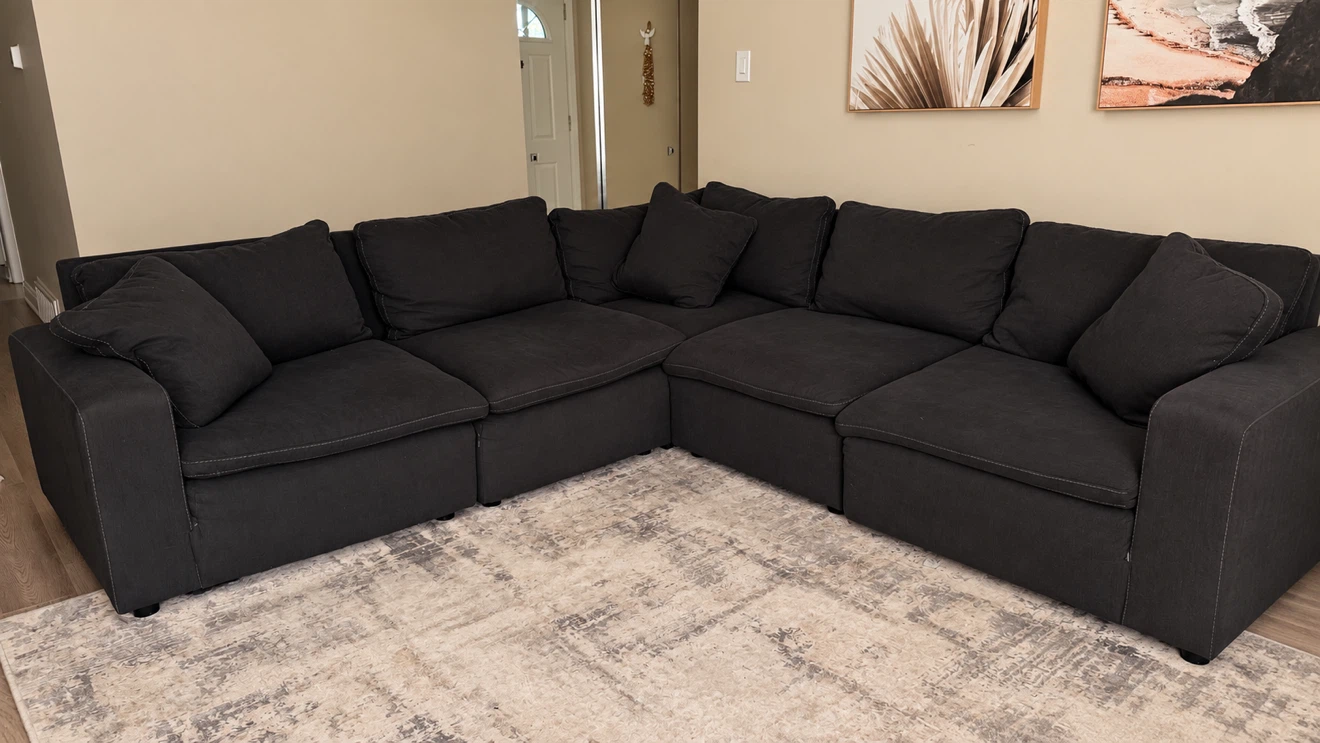 Dark Grey Sectional Sofa
