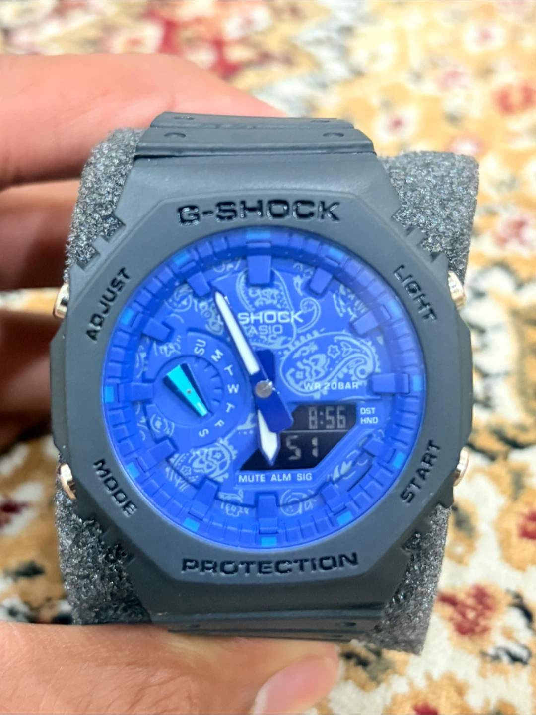 Casio G-Shock Paisley Blue Watch - photo 2