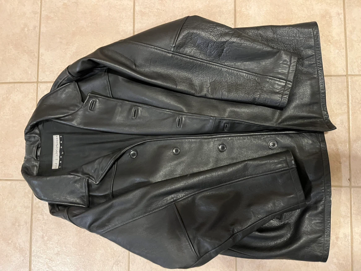 Bod & Christensen Couture Leather Jacket Black Large
