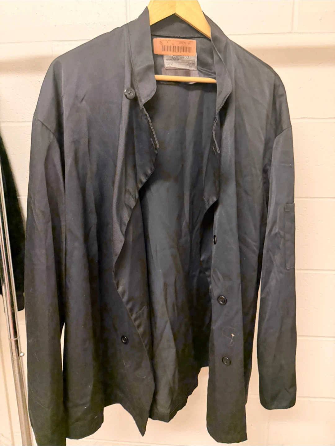 Cullimited Black Chef Coat Size 2XL
