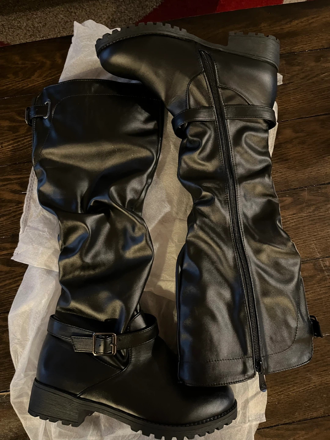 Black Women's Boots Size 6.5 / 37