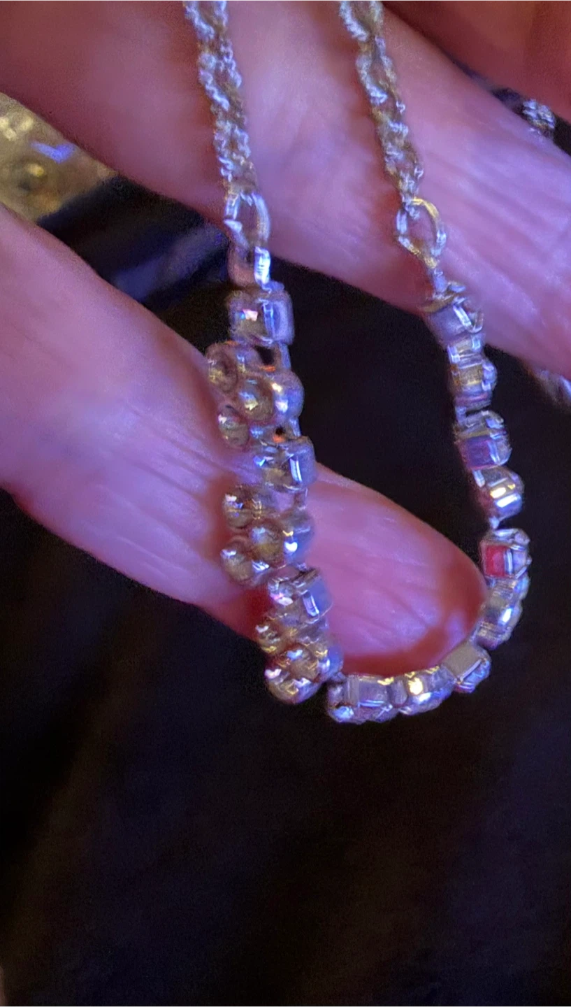 Crystal flower necklace - photo 2