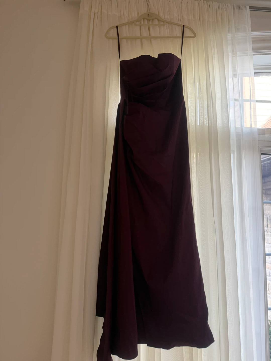 Elle Zeitoune Dark Plum  Dress Size 10