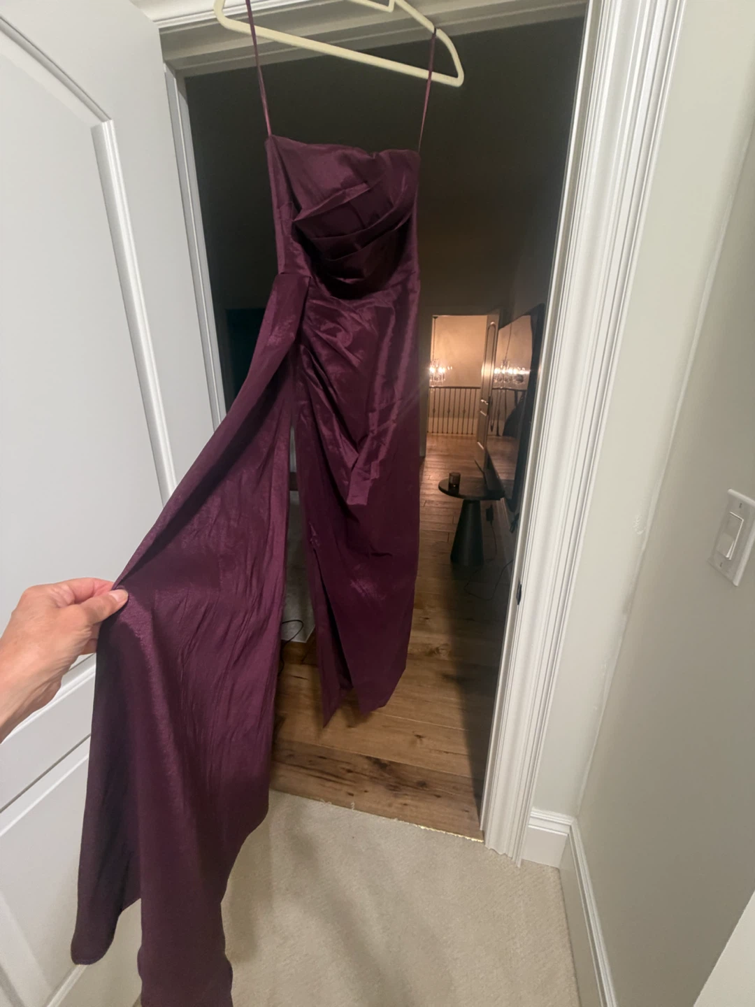 Elle Zeitoune Dark Plum  Dress Size 10 - photo 5