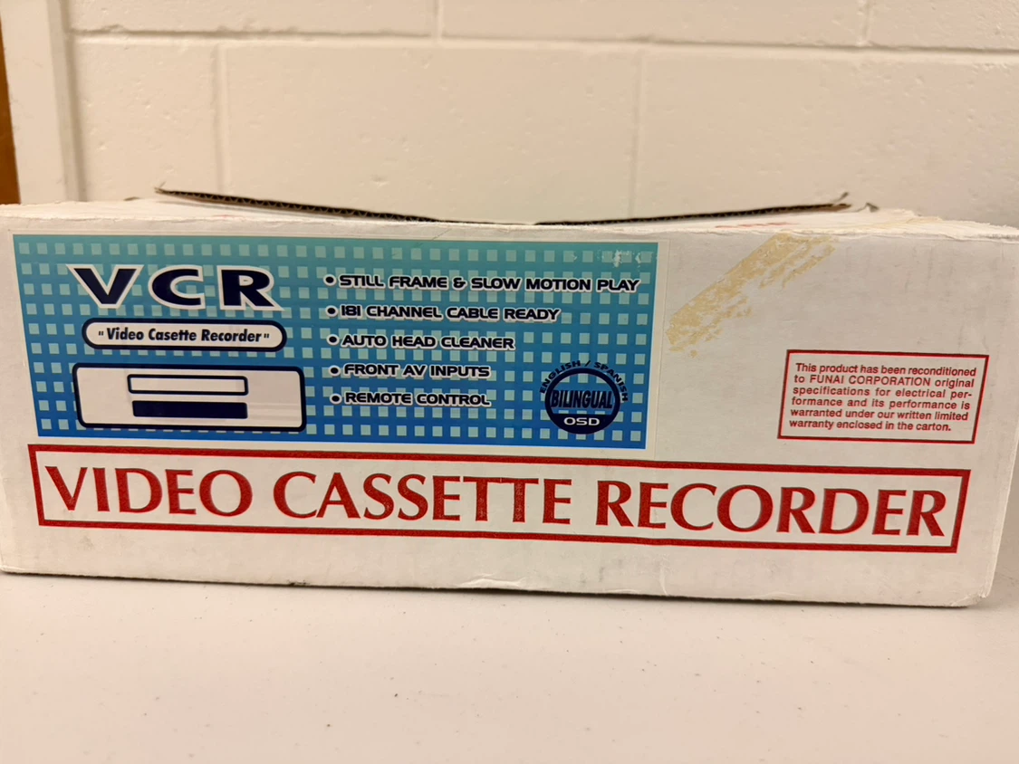 Funai VCR Video Cassette Recorder